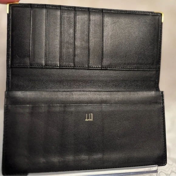 Dunhill Black Leather Wallet - UNISEX - Picture 4 of 11
